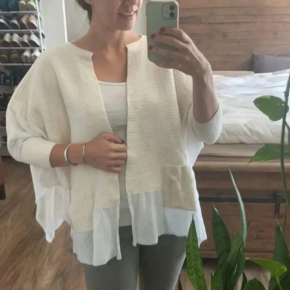 𝅺ESCADA Shawl Cardigan Vest Piece - Picture 1 of 13
